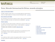 Tablet Screenshot of infoforex.es